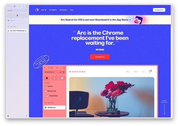 Arc Browser, productivity, efficient browsing, AI integration