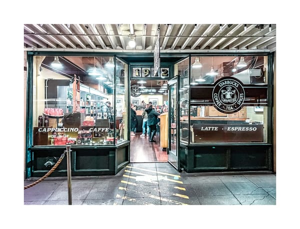 Visiting the home of Starbucks